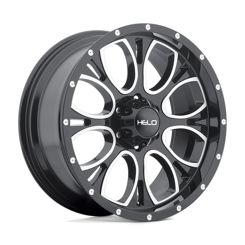 Helo HE879 6X135 20X9 -12 GLOSS BLACK MACHINED