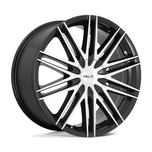 Helo HE880 5X115/5X120 20X8.5 +42 GLOSS BLACK MACHINED FACE