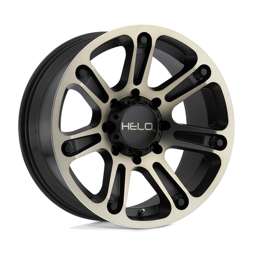 Helo HE904 6X135 17X9 +0 SATIN BLACK MACHINED DARK TINT