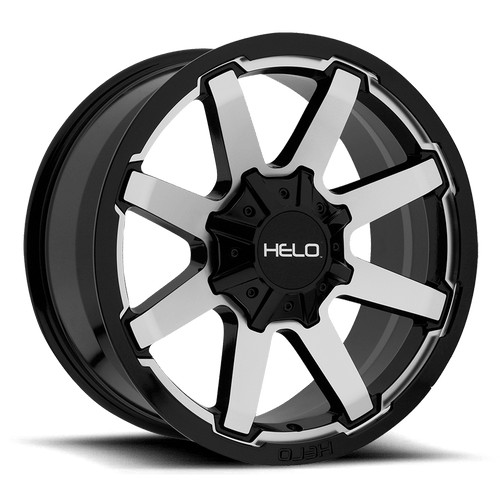 Helo HE909 6X135/6X139.7 20X9 +18 GLOSS BLACK MACHINED