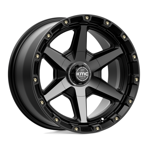 KMC KM101 TEMPO 5X127/5X139.7 20X9 +18 SATIN BLACK WITH GRAY TINT