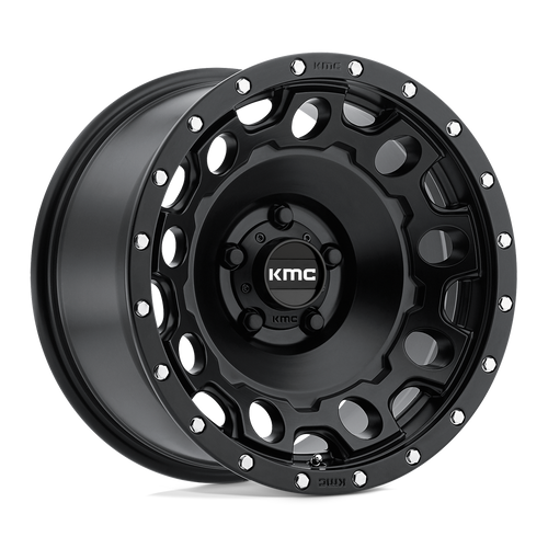 KMC KM529 HOLESHOT 5X114.3 17X8.5 +34 SATIN BLACK