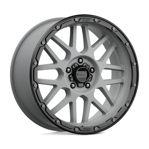 KMC KM535 GRENADE OFF-ROAD 5X150 20X9 +18 MATTE GRAY MATTE BLACK LIP