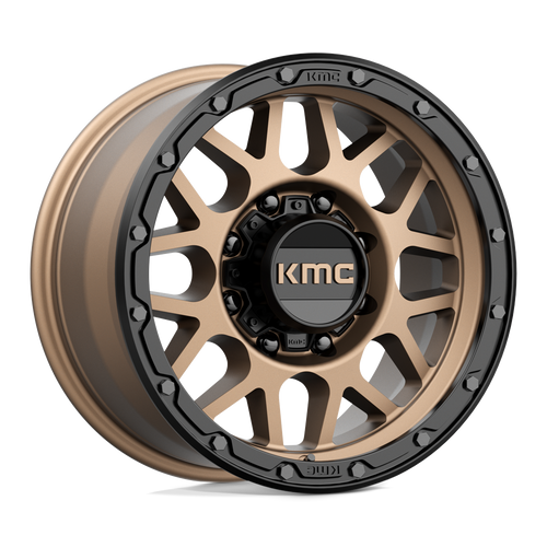 KMC KM535 GRENADE OFF-ROAD 8X165.1 17X9 +18 MATTE BRONZE MATTE BLACK LIP