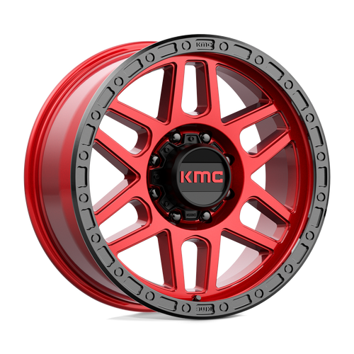 KMC KM544 MESA 8X165.1 20X9 +0 CANDY RED WITH BLACK LIP