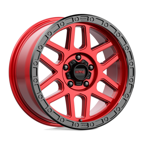 KMC KM544 MESA 5X127 17X9 -12 CANDY RED WITH BLACK LIP