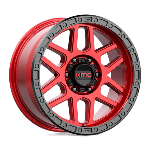 KMC KM544 MESA 6X114.3 18X9 +18 CANDY RED WITH BLACK LIP