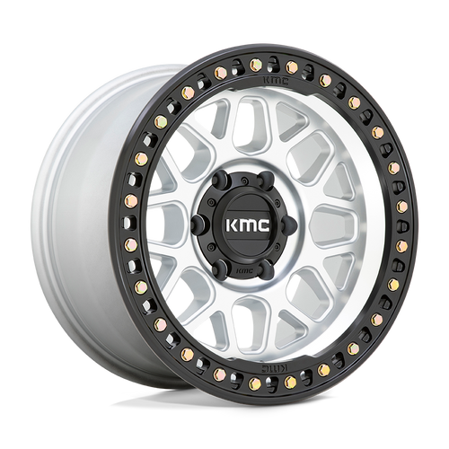 KMC KM549 GRS 6X120 17X8.5 +0 MACHINED WITH SATIN BLACK LIP