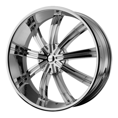 KMC KM672 WIDOW 5X115/5X120 20X8.5 +15 CHROME