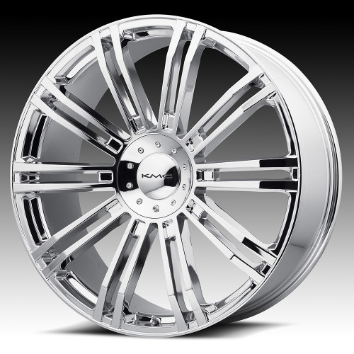 KMC KM677 D2 5X114.3/5X120 22X9.5 +35 CHROME