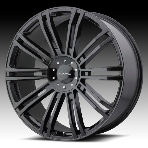 KMC KM677 D2 BLANK 20X8.5 +10 GLOSS BLACK