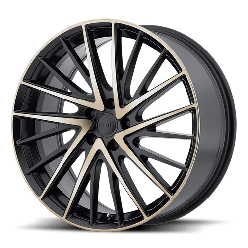 KMC KM697 NEWTON 5X120 18X8 +35 SATIN BLACK W/ MACHINED FACE AND TINTED CLEAR