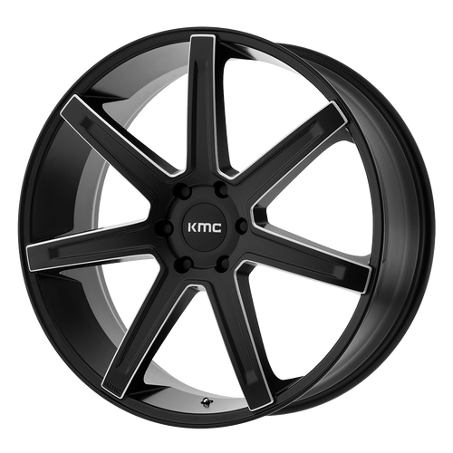 KMC KM700 REVERT 6X120 22X9.5 +15 SATIN BLACK MILLED