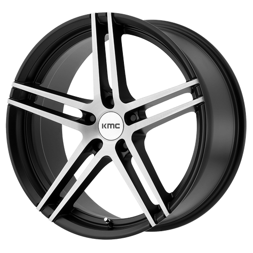 KMC KM703 MONOPHONIC 5X114.3 18X8.5 +35 SATIN BLACK BRUSHED