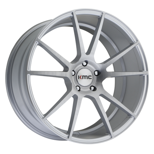 KMC KM709 FLUX 5X120 20X10 +40 BRUSHED SILVER