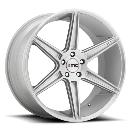 KMC KM711 PRISM 5X114.3 22X9 +35 BRUSHED SILVER