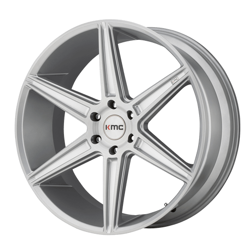 KMC KM712 PRISM TRUCK 5X120 22X9.5 +30 BRUSHED SILVER