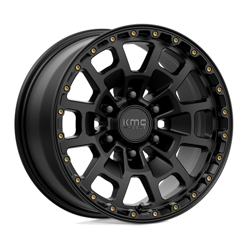 KMC KM718 SUMMIT 6X135 17X8.5 +18 SATIN BLACK