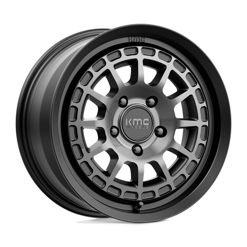 KMC KM719 CANYON 5X114.3 17X8 +35 SATIN BLACK WITH GRAY TINT