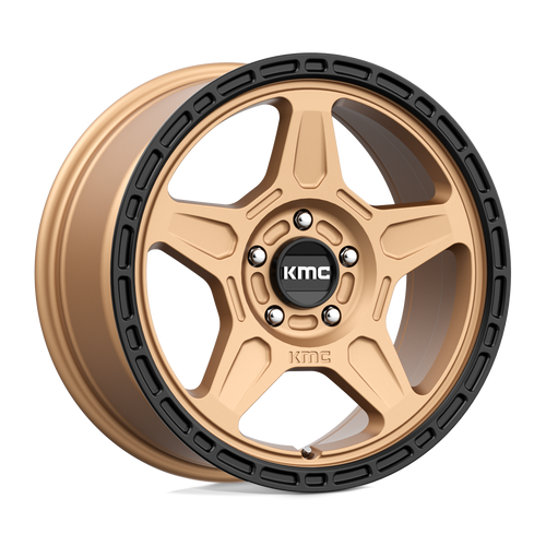 KMC KM721 ALPINE 5X110 17X8 +38 MATTE BRONZE WITH BLACK LIP