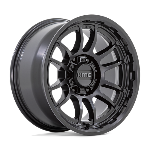 KMC KM727 WRATH 6X139.7 17X8.5 -10 SATIN BLACK