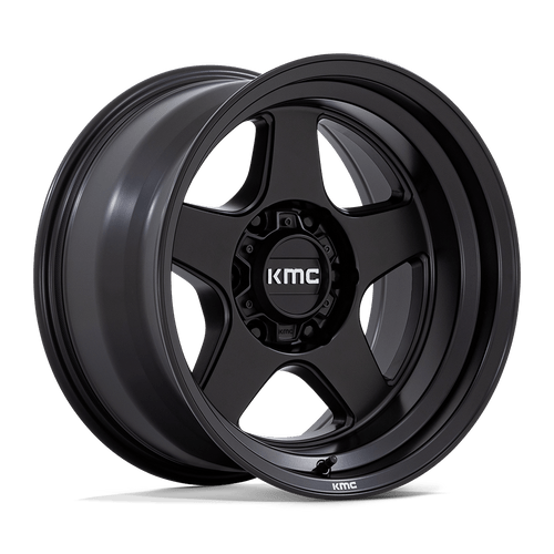 KMC KM728 LOBO 5X127 17X8.5 +18 MATTE BLACK