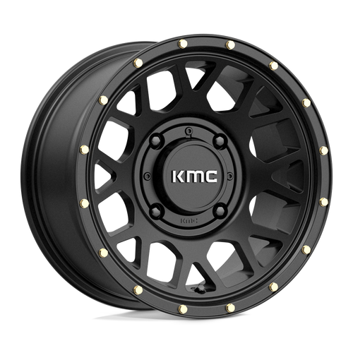 KMC Powersports KS135 GRENADE 4X156 14X7 +10 SATIN BLACK