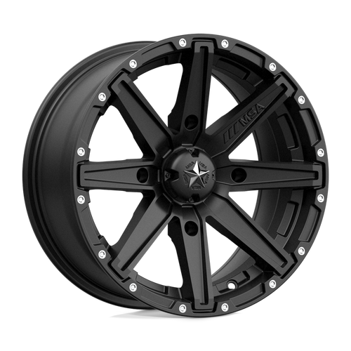 MSA Offroad Wheels M33 CLUTCH 4X156 15X7 +10 SATIN BLACK