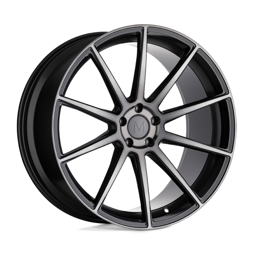 Mandrus KLASS 5X112 18X8.5 +32 GLOSS GUNMETAL W/ MACHINED TINTED FACE