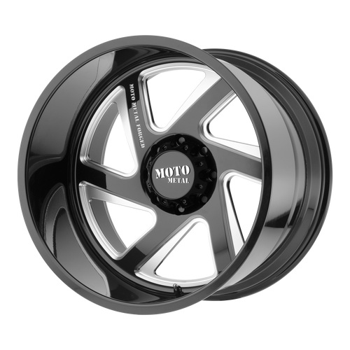 Moto Metal MO400 BLANK 22X14 -76 GLOSS BLACK MILLED