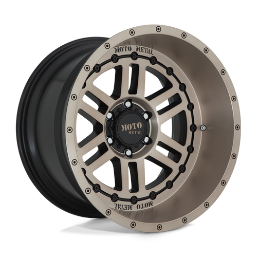 Moto Metal MO800 DEEP SIX 6X139.7 20X12 -44 SATIN BLACK WITH BRONZE TINT