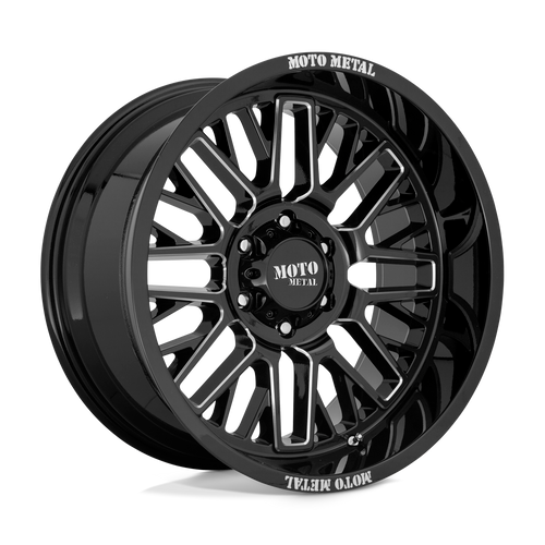 Moto Metal MO802 5X127 20X10 -18 GLOSS BLACK MILLED