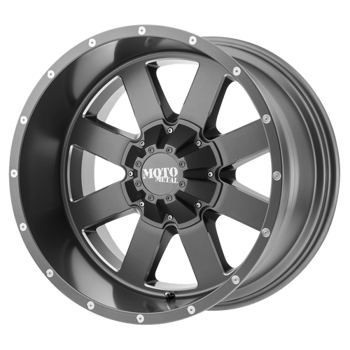 Moto Metal MO962 5X127/5X139.7 20X10 -24 SATIN GRAY MILLED