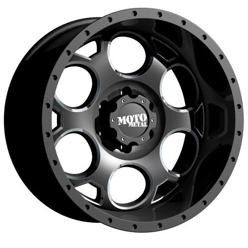 Moto Metal MO964 5X139.7 20X9 -12 SATIN BLACK MILLED