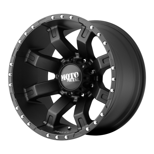 Moto Metal MO968 8X170 20X10 -24 SATIN BLACK WITH CLEARCOAT