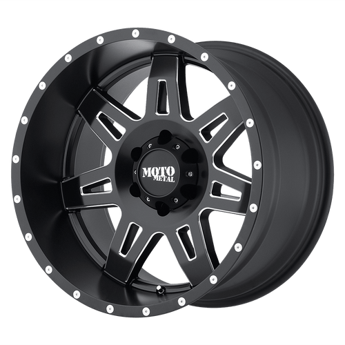 Moto Metal MO975 5X127 20X9 +0 SATIN BLACK MILLED