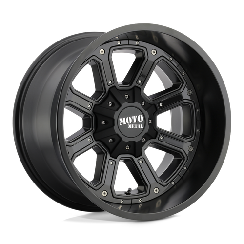 Moto Metal MO984 SHIFT BLANK 20X10 -24 MATTE BLACK GLOSS BLACK INSERTS