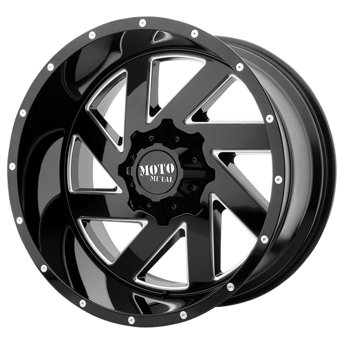 Moto Metal MO988 MELEE 8X170 20X10 -18 GLOSS BLACK MILLED