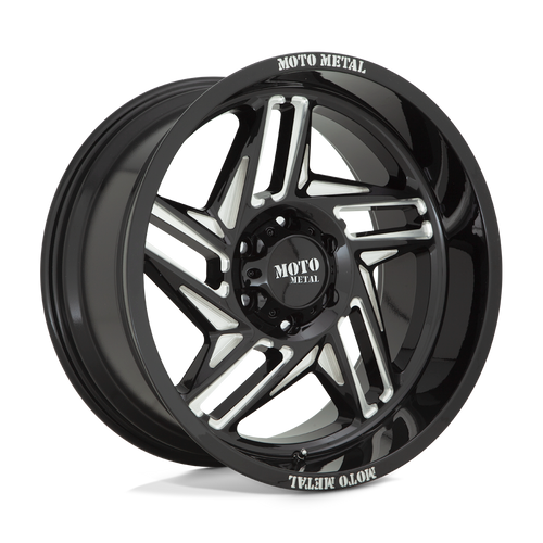 Moto Metal MO996 RIPSAW 5X127 20X12 -44 GLOSS BLACK MILLED