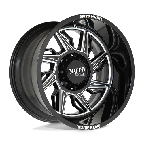 Moto Metal MO997 HURRICANE 6X139.7 20X10 -18 GLOSS BLACK MILLED - RIGHT DIRECTIONAL