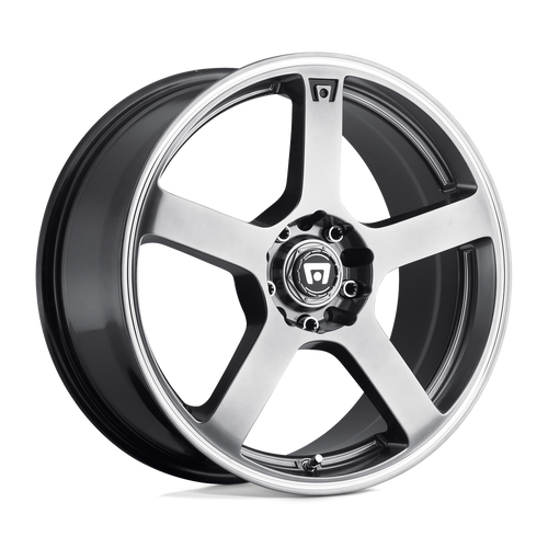 Motegi MR116 FS5 5X105/5X114.3 18X8 +45 DARK SILVER MACHINED FLANGE