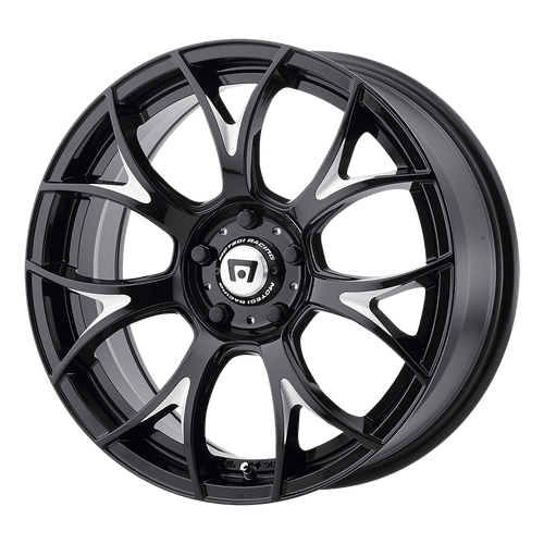 Motegi MR126 5X114.3 20X10 +38 GLOSS BLACK WITH MILLED ACCENTS