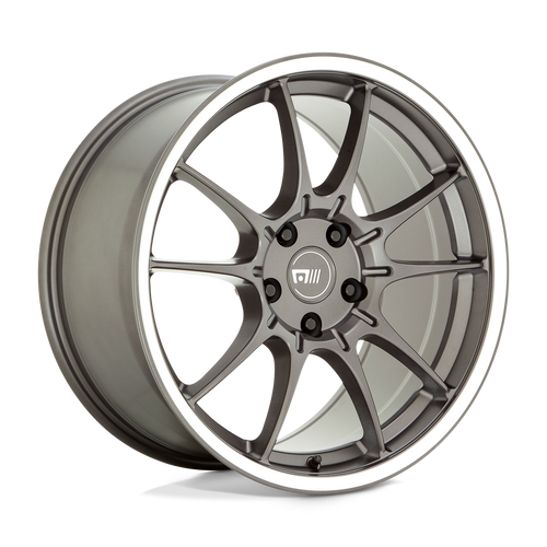 Motegi MR152 SS5 5X114.3 17X8 +45 GUNMETAL WITH MACHINED LIP