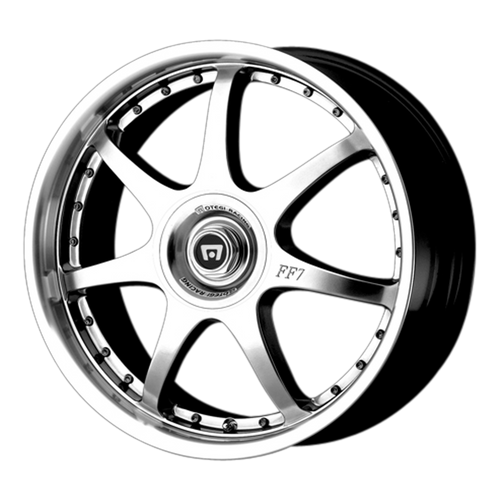 Motegi FF7 5X100/5X114.3 16X7 +42 BRIGHT SILVER WITH CLEARCOAT