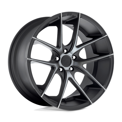 Niche 1PC M130 TARGA 5X120 18X8 +40 MATTE BLACK DOUBLE DARK TINT