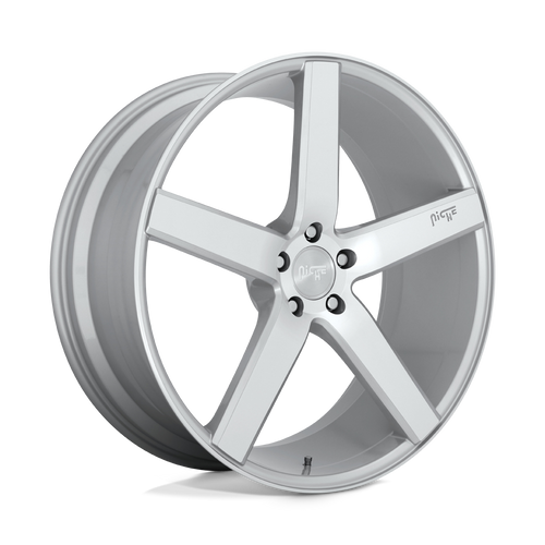 Niche 1PC M135 MILAN 5X114.3 20X10.5 +30 GLOSS SILVER MACHINED