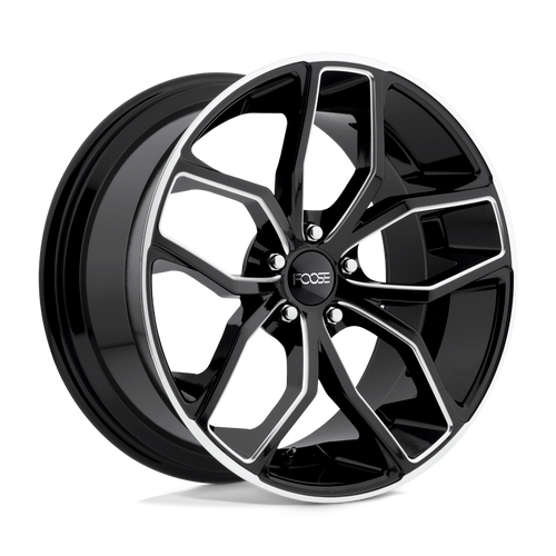 Foose 1PC F150 OUTCAST 5X114.3 20X10 +40 GLOSS BLACK MILLED