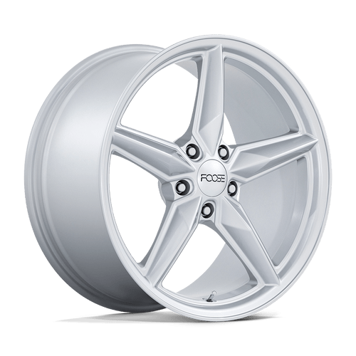 Foose 1PC F174 CF8 5X120 19X9.5 +45 GLOSS SILVER