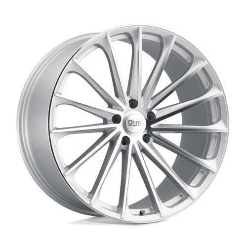 OHM PROTON 5X114.3 19X8.5 +30 SILVER W/ MIRROR FACE