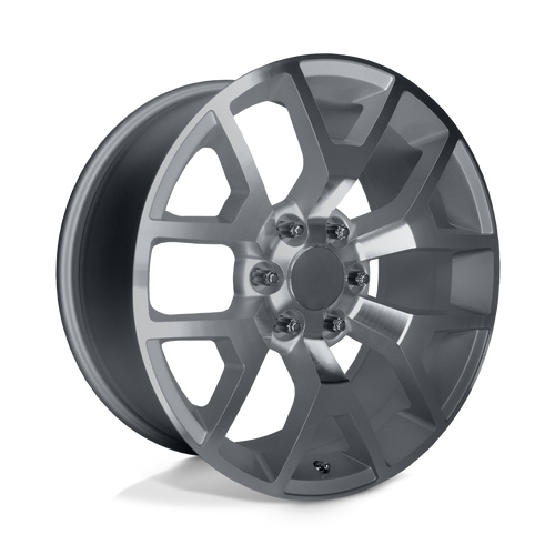 Performance Replicas PR169 6X139.7 22X9 +27 SILVER WITH MACHINED SPOKES